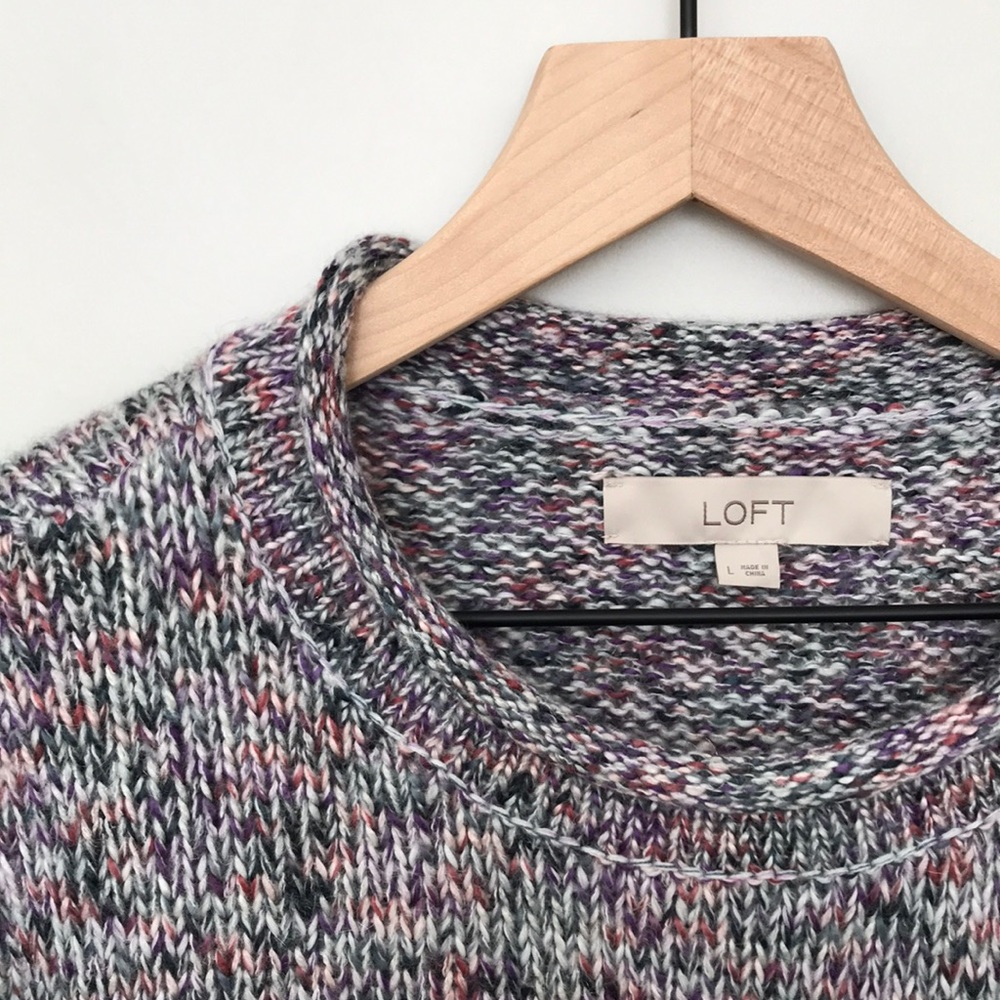 LOFT - Marble Knit Sweater (L)